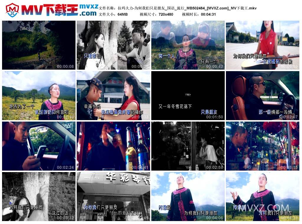 拉玛大力-为何我们只是朋友_国语_流行_MB502484